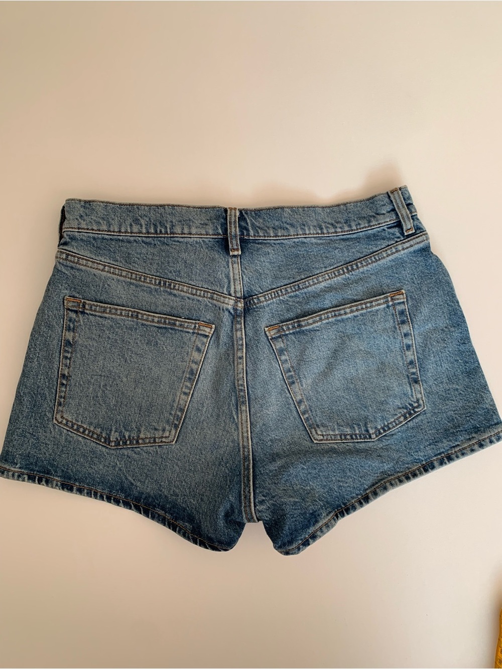 Arket denim short women’s size 29 Classic High-Rise Blue Denim Shorts - Picture 2 of 11